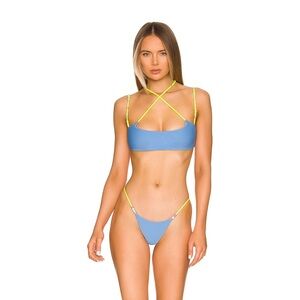 Lovers and friends swim